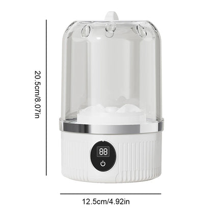 Cordless Small Washing Machine with Laundry Cup Automatic Laundry Cup Rechargeable Mini Special Washer for Baby Clothes