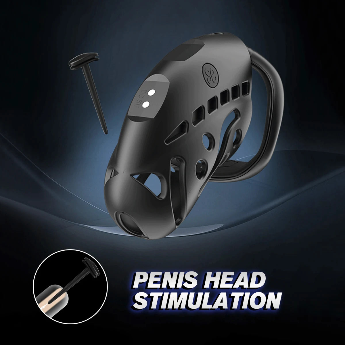 BSDM Wireless Remote Control Electric Shock Cage Male Chastity Cock Ring Lock Electrically Stimulated Penis Cage Adult Sex Toys