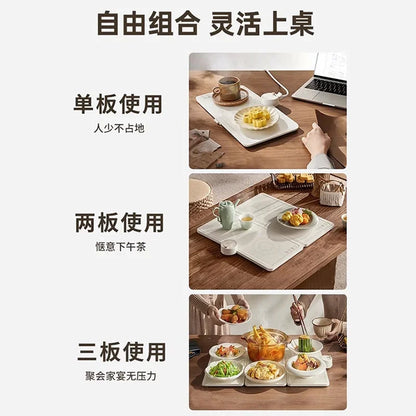 New Warm Dishes Board 220V  2-gear Temperature Control Home Hot Plate Winter Dining Table Insulation Board Mug Warmer кружка
