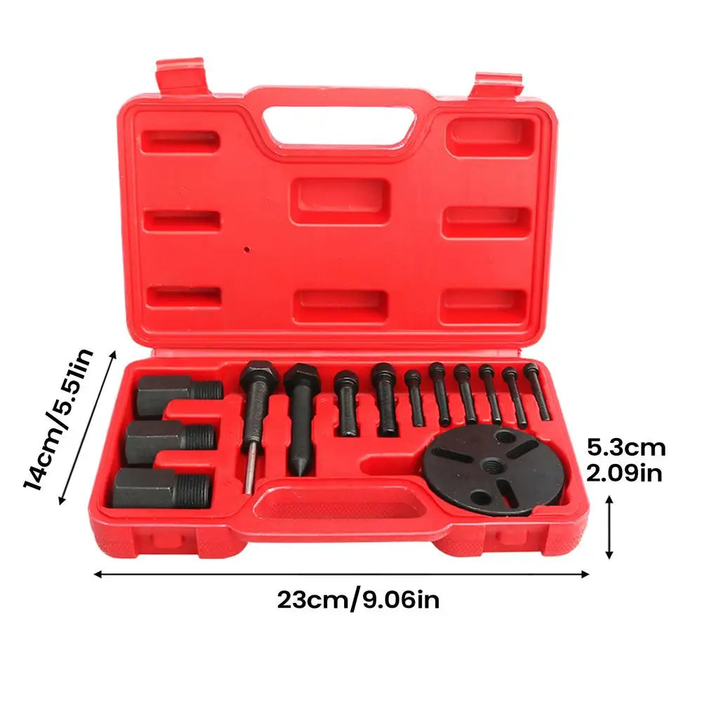 Car Air Conditioning Clutch Removal Repair Tool Set, Universal AC Clutch Mounting Disassembly Tools, Durable Mechanical
