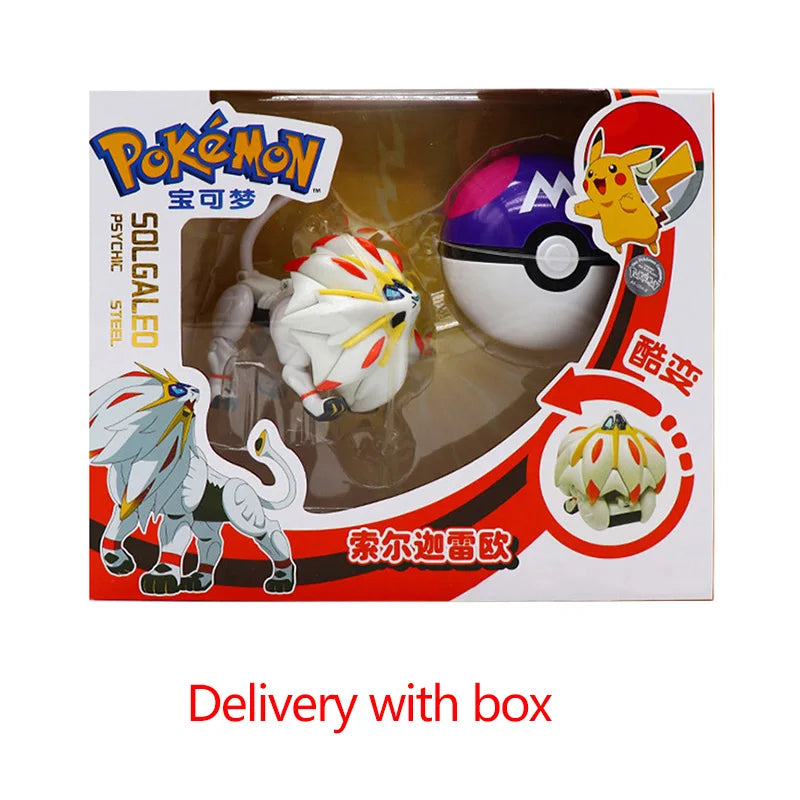 Pokemon Figure ball transform Action Gyarados Charizard Venusaur Blastoise Mewtwo Pikachu Mew Snorlax Poke ball Pokeball gift
