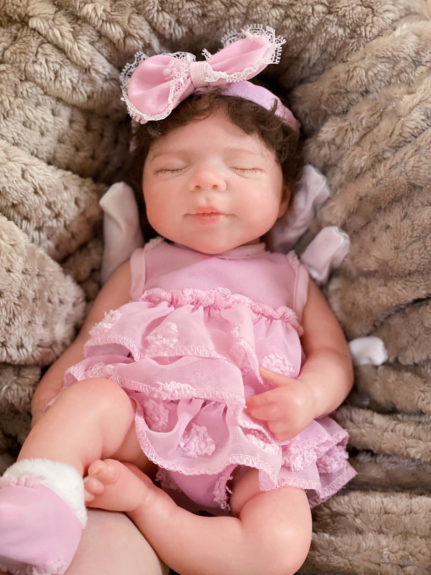 13 Inch Pascale Silicone Doll Handmade Cute Bebe Newborn Baby Soft Solid Silicone Girl Can Open Mouth For Gifts