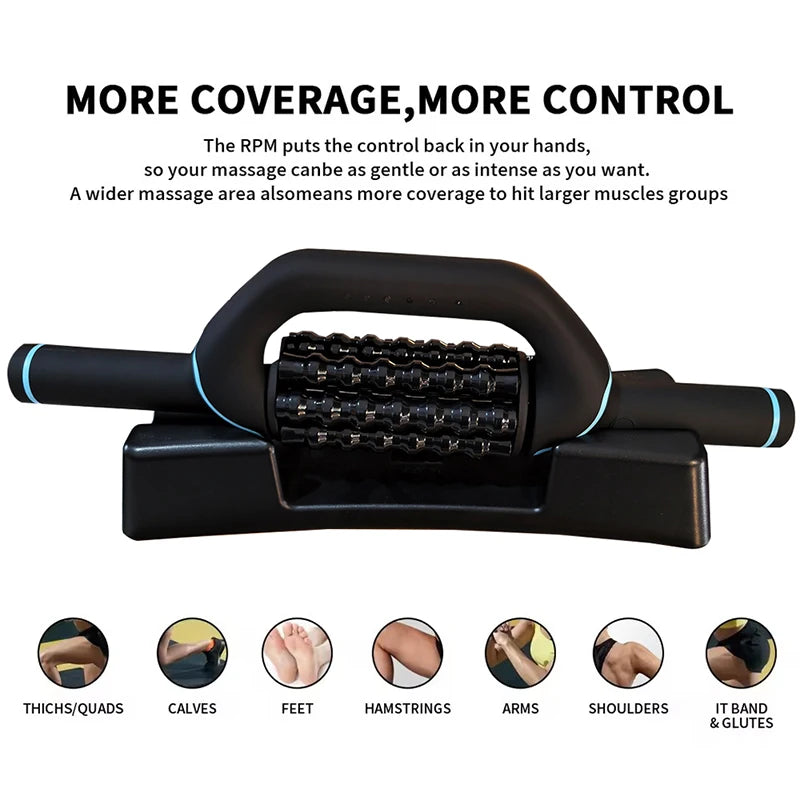 Electric Massage Handheld Roller Impact Massager For Deep Tissue And Muscle Relaxation, Rechargeable Rolling Percussive Massager