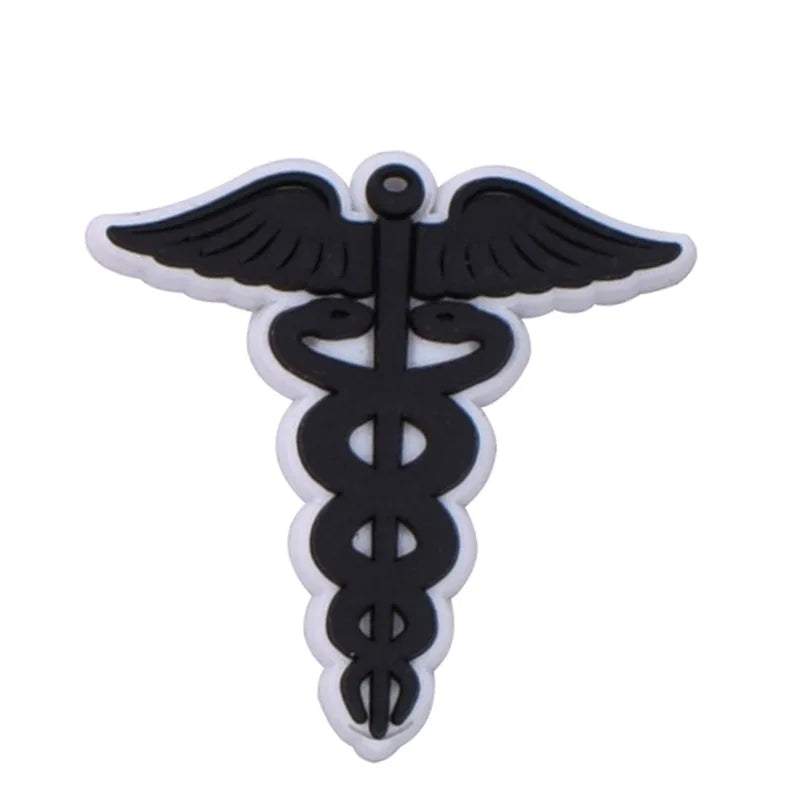 Pet hospital veterinarian Love dogs Shoes Charms DIY PVC Shoe bag Accessories Forenthusiasts Wristband Kids Party X-mas Gifts