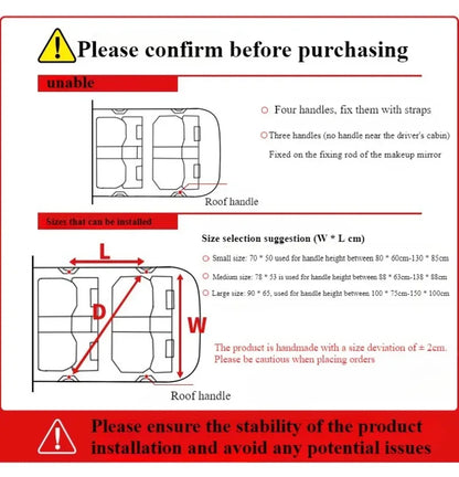 Car Ceiling Net Storage Bag Cargo Universal Truck SUV Space Saving Car Trunk Storage Pocket Organizer Sundries Bag Roof Cargo