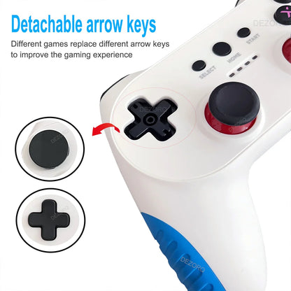 New TV Game Console 128G Built In 50000 Retro Games 50 Emulators Videojuegos Consola Dual Wireless Gamepad X10 Pro Game Stick 4K