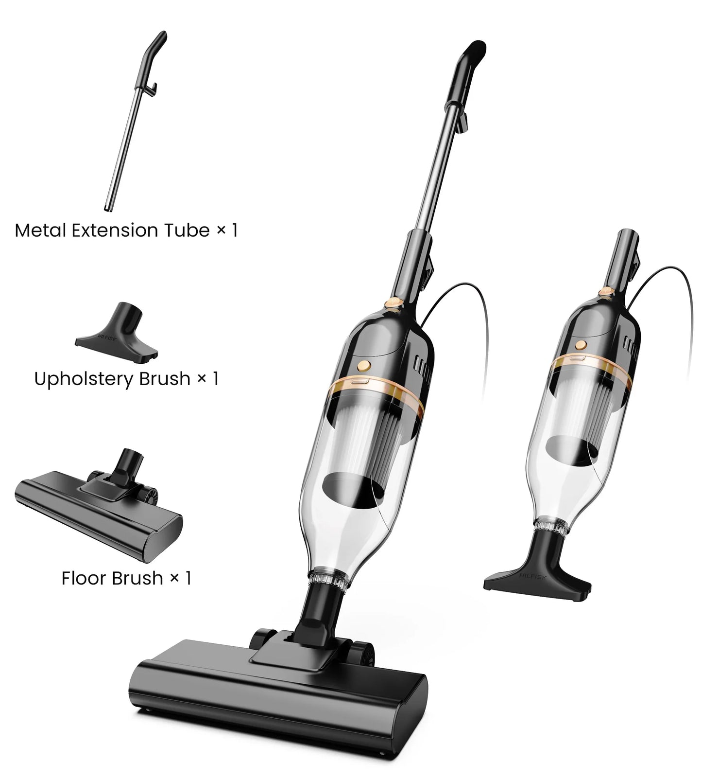 INSE R7 Corded Vacuum Cleaner 600W Powerful Handheld Stick Vacuum 3 in 1 Lightweight Vacuum Cleaners for Carpet Floor Pet Hair