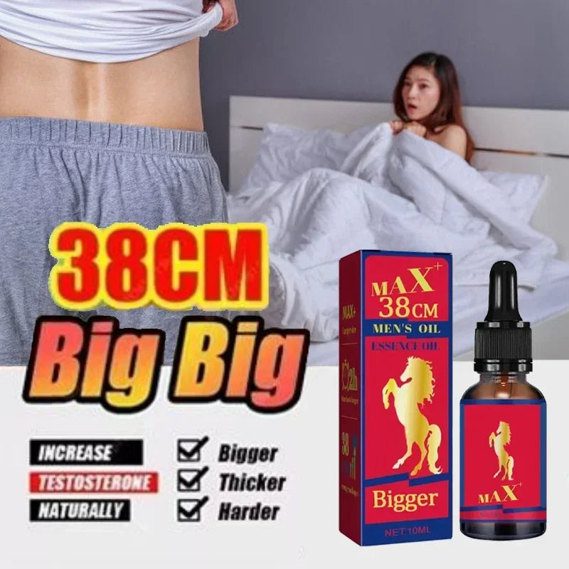 Men’s Growth and Thickening Oil for Penis Enlargement Boost Stamina Strengthen Erection Maximize Sexual