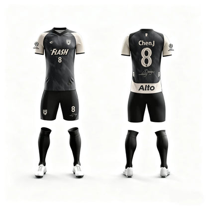Custom Sublimation Printing Football Jersey Polyester Soccer Uniform Club Team Football Uniform Breathable Soccer Jersey For Men