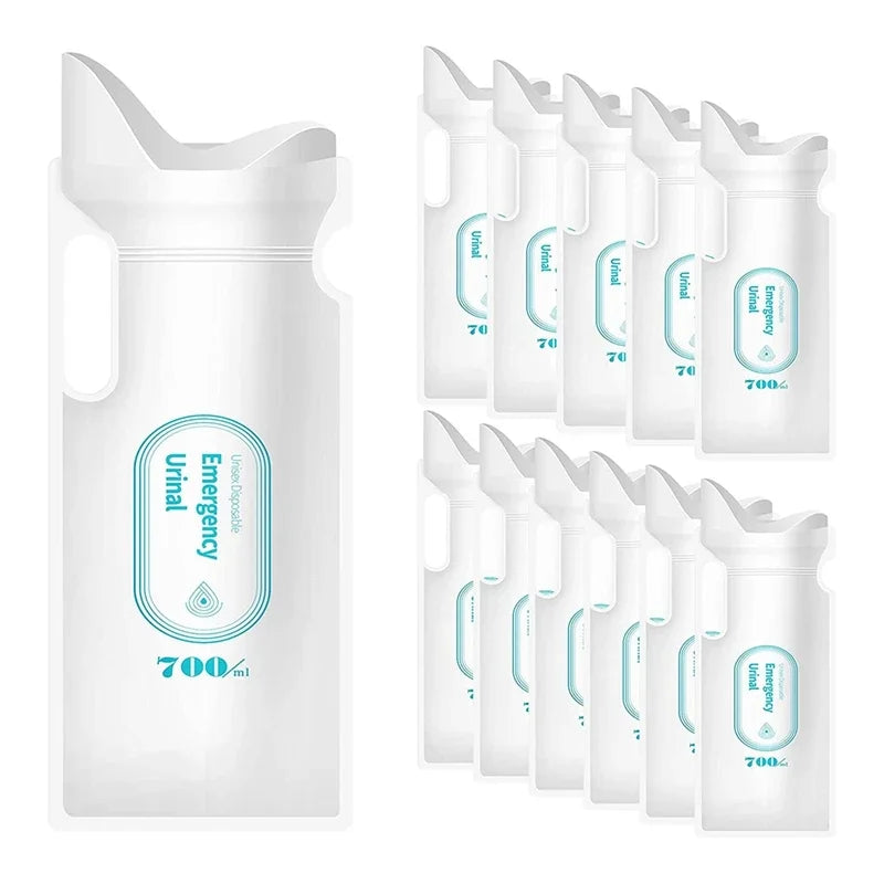 Emergency Car Urinal Disposable Urine Bag for Travel Emergencies and Traffic JamsMen's and Women's Portable Universal Model