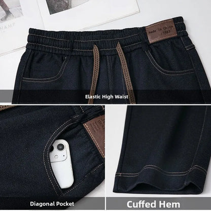 High Waist Fleece Lined Thick Wide Leg Jeans Women's Casual Straight Leg Pants Autumn Winter Loose Fit Comfortable Trousers
