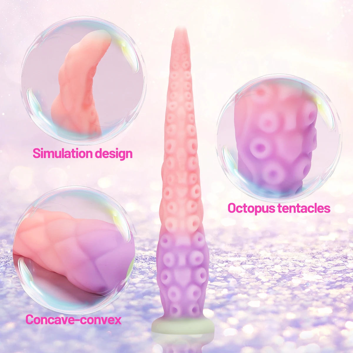 Soft Tentacles Anal Plug Unique Sexual Experience G-spot Clitoral Anal Stimulation Adult Masturbation Sex Toy Prostate Orgasm