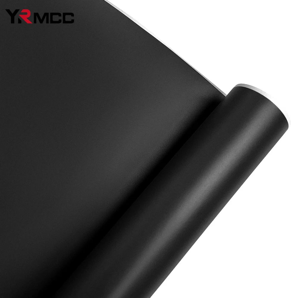 Car Sticker Vinyl Wrap Satin Black Wrapping Film PVC Bubble Free Stickers Car Accessories Auto Self Adhesive Decals Decoration