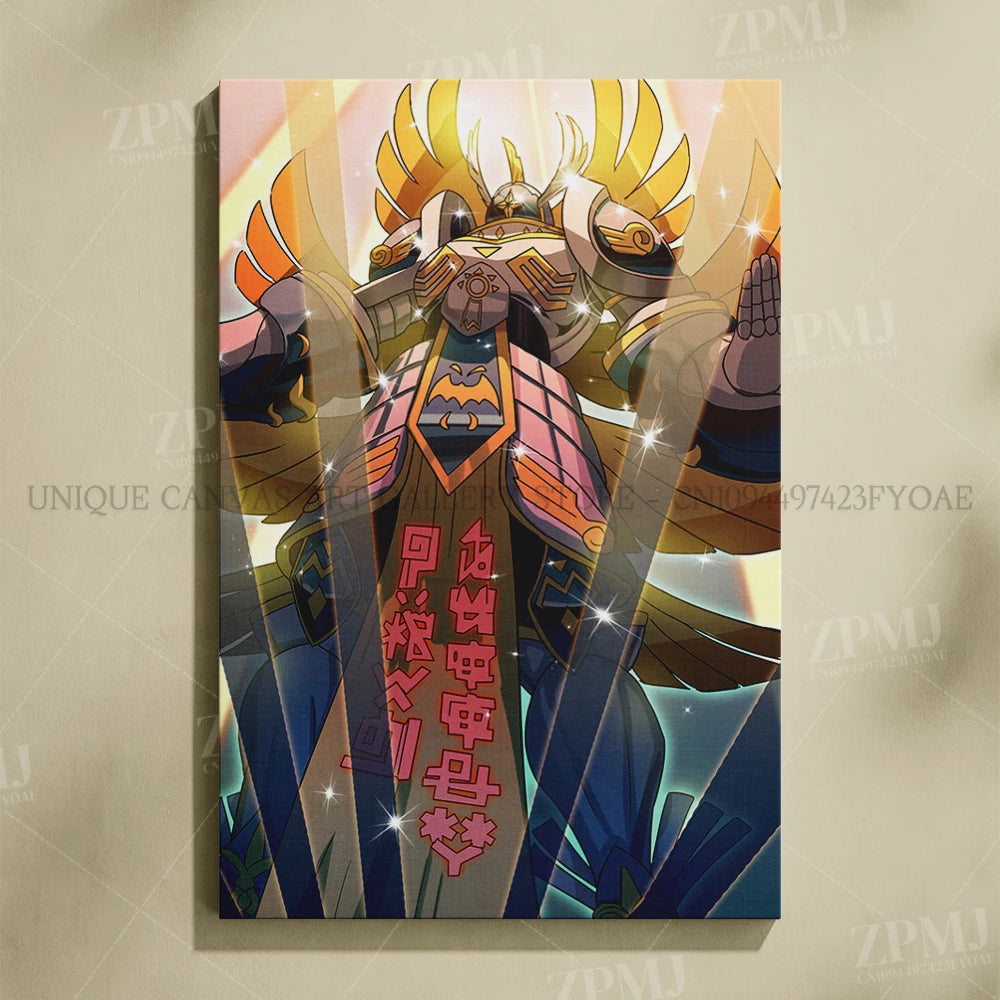 Japanese Anime Canvas Wall Art Digimon Digital Monsters Home Decorative HD Print Poster Painting Modern No Frame For Living Room