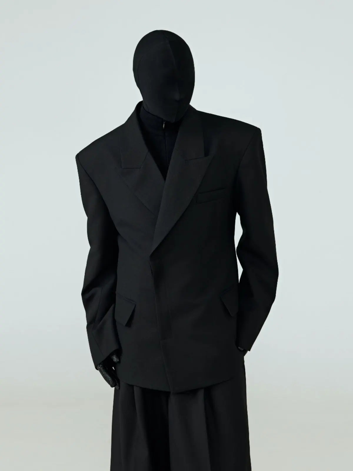 High Street Blazers Men's Silhouette Waist Cinching Suit Spring Anti Wrinkle and Drooping Feeling Inverted Blazer Jackets Suits
