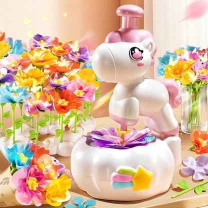 Girl Creative Flower Crafting Set Children's Work Supplies DIY Craft Education Manual Activities for 3 Years Kids Birthday Gifts