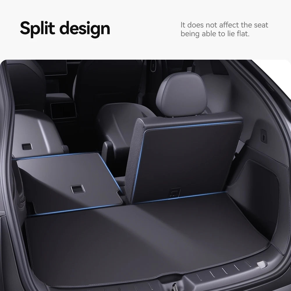 YZ For Tesla Model YL Juniper 2026 Trunk Mat Cover Nappa Leather All Weather Anti-scratch Full Coverage Trunk Liner Accessories