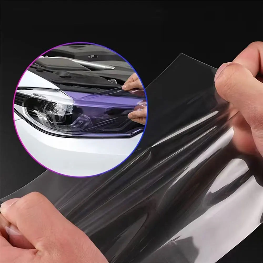 TPU PPF Protection Film Anti-scratch Self-healing White to Purple to Black Color Changing Sticker Can Stretch Strong