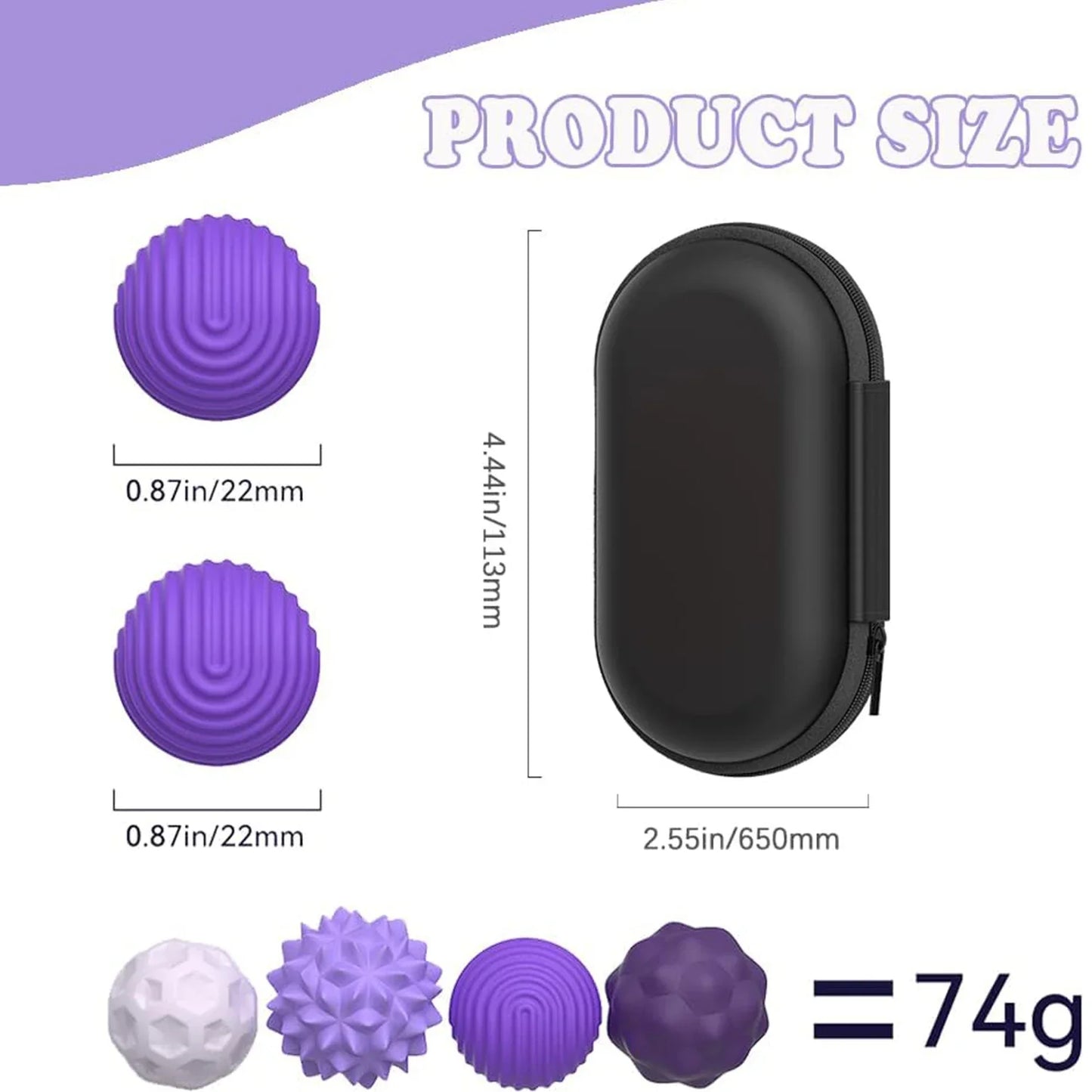 Sensory Silicone Magnetic Balls Stress Relief Finger Toys Fun Decompression Adult Fingertip toys fun toys for children