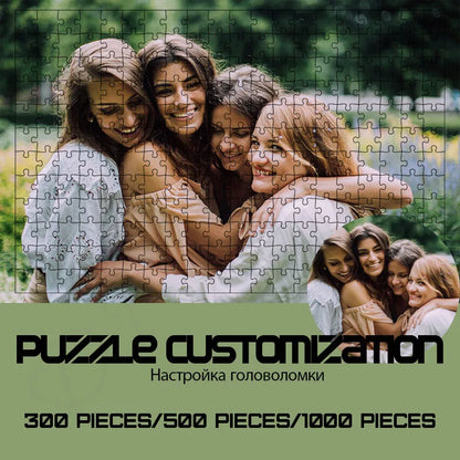 Custom Cardboard/wooden Puzzles Your Own Picture Personalized Puzzles Customized for Kids Adult Birthday Anniversary Gift Toys