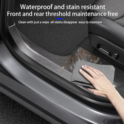 2 4 6 8 Pcs For Tesla New Model YL 2026 TPE Front Rear Door Sill Protector Threshold Strip Anti-kick Guard Panel Waterproof Pad