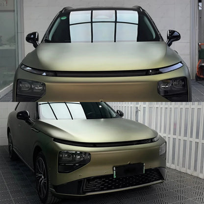 Super Matte Lightning Green PET Wrap Vinyl Film Car Whole Body DIY Color Decal Protective Cover Sticker Auto Tuning Accessories
