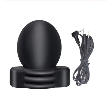 Electric Shock Bdsm Cock Sheath Ball Stretcher Host Cable E-stim Penis Ring Electro Sex Toy for Men Glans Testicle Loops Massage