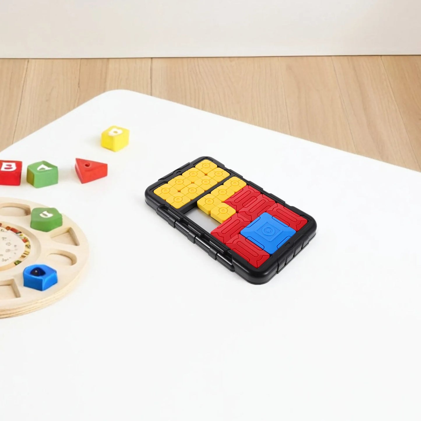Sliding Puzzle Game Huaron Road Brain Teaser for Kids Adults Enhances Logical Thinking Spatial Imagination Cognitive Skills
