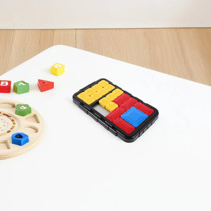 Sliding Puzzle Game Huaron Road Brain Teaser for Kids Adults Enhances Logical Thinking Spatial Imagination Cognitive Skills