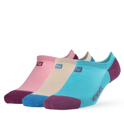 ZEALWOOD Merino Wool Running Socks Men Women No Show/Ankle/Crew Anti-blister Cushion Athletic Socks Ultra-Light Tennis 1/3 Pairs