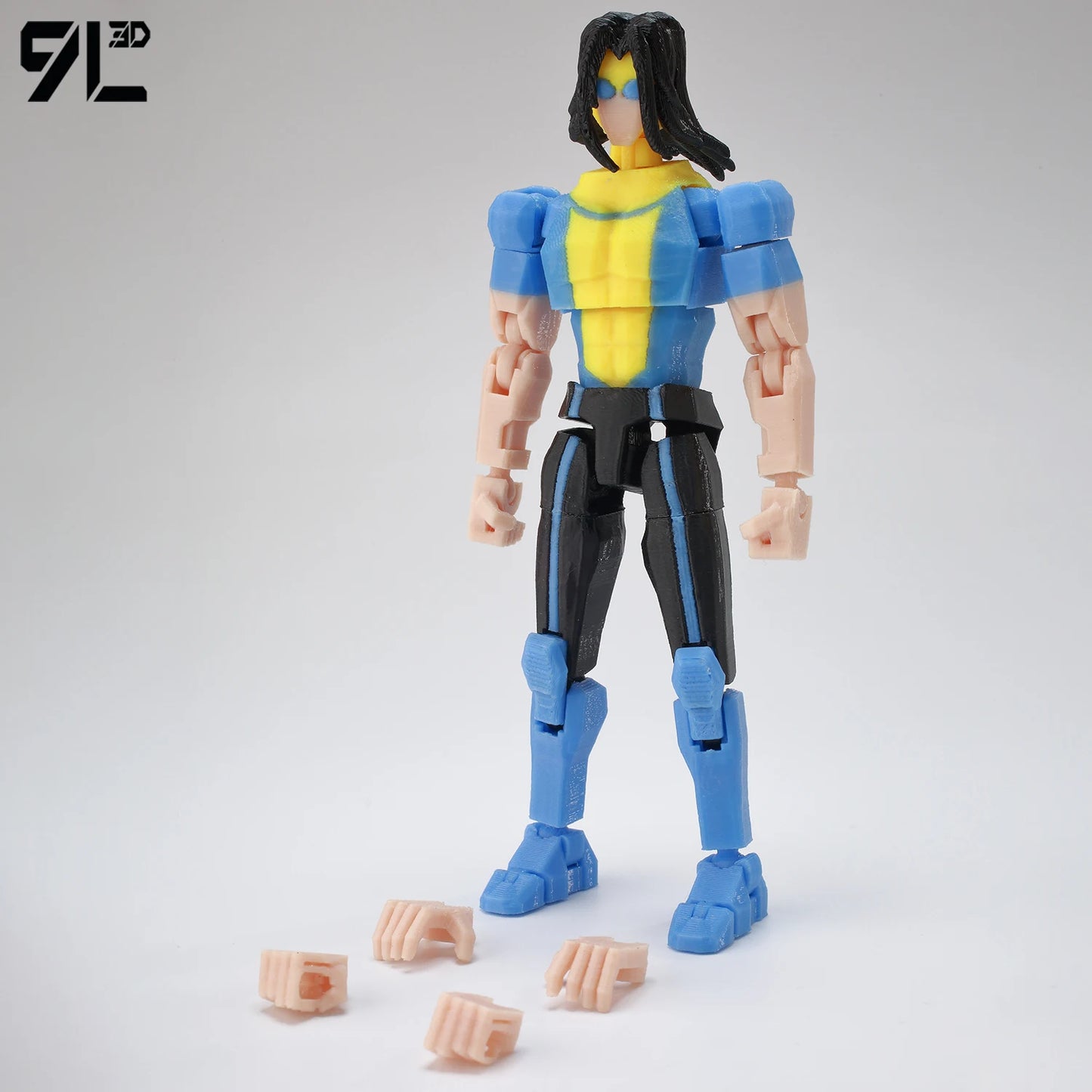 9L3D Printed Invincible Tech Jacket Toys Action Figures Titan13 T13 Dummy 13 Superheroes Multi-Jointed Movable Shapeshift Toys