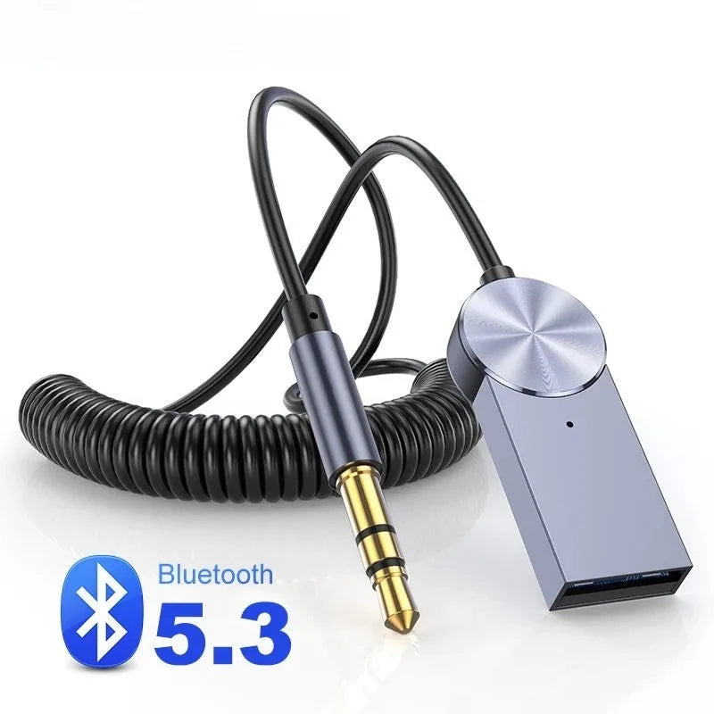 Car FM Receiver for Car Bluetooth Audio Receiver Car Hands-free Music Receiver Display Bluetooth 5.3 FM Transmitter