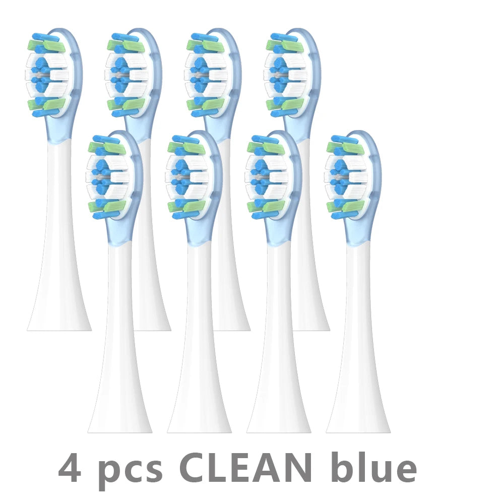 8PCS Replacement Brush Heads for XIAOMI MIJIA MES609/610 Pro Sonic Electric Toothbrush Sealed Package