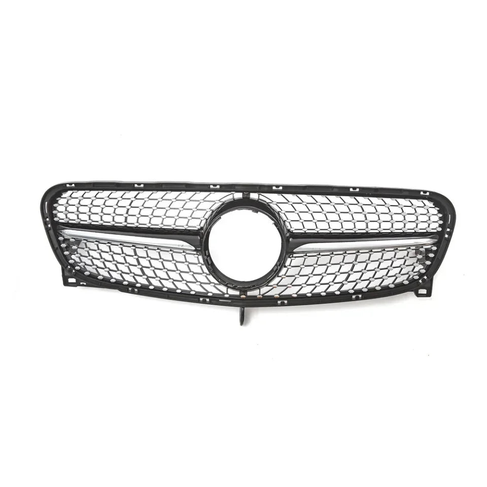 XVIP Chrome Diamonds Style Racing Grille For Mercedes Benz GLA-Class X156 GLA180 GLA200 GLA250 2014-2016 GTR Style Bumper Grille
