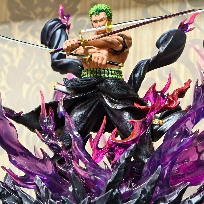 Hot Selling Jt Statue One Piece Full Range Th Enraged Zoro Anime Figure PVC Statue Collection Model Room Decoration Gifts