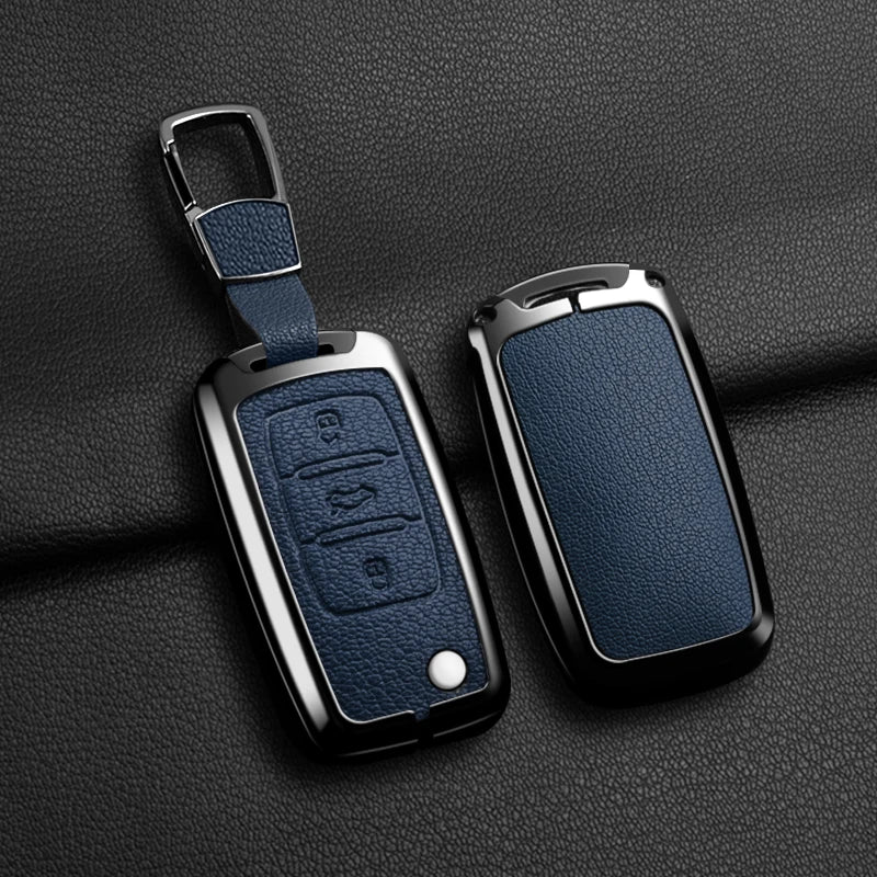 Zinc Alloy Car Key Case Car KeyChain Metal Key Shell For Volkswagen VW Polo Tiguan Golf 4 5 Jetta Beetle Scirocco Passat Shell