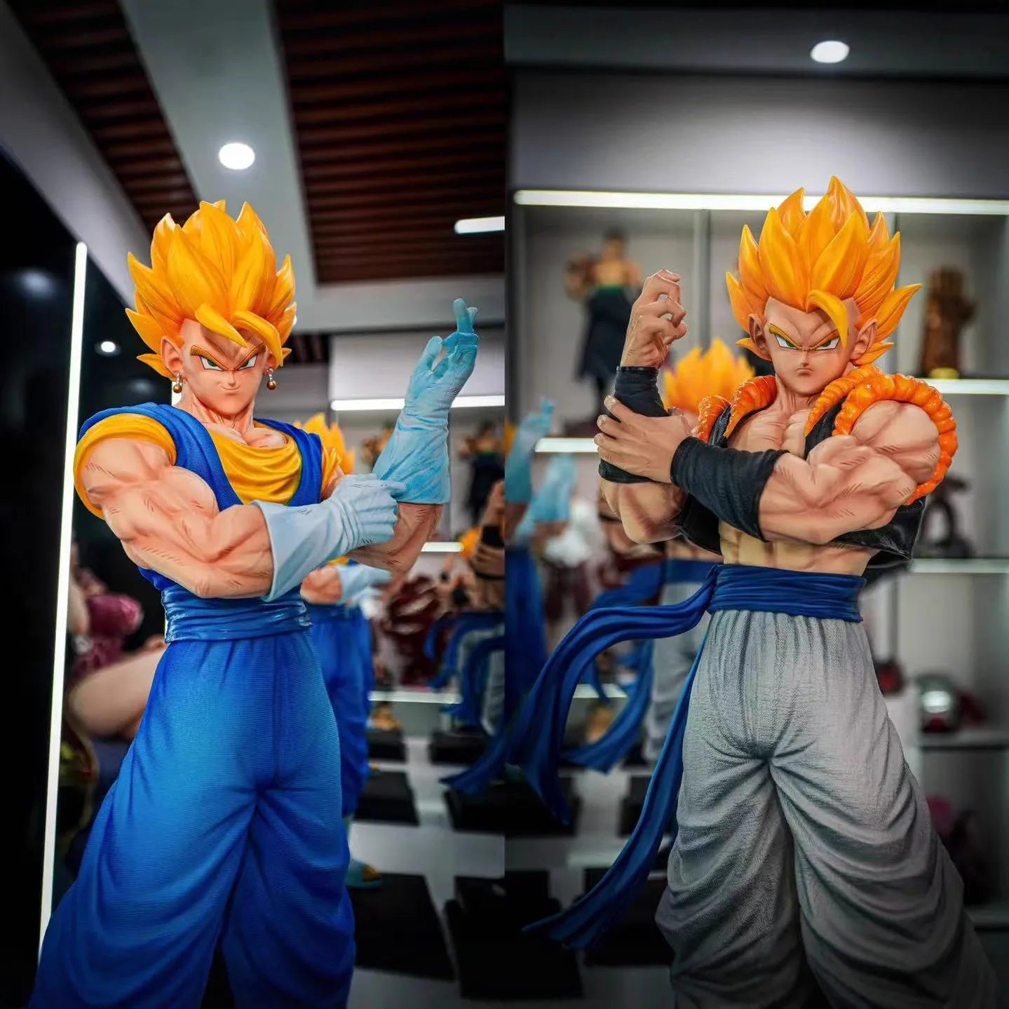 JT Studio Statue Brother Dragon Ball Super Large Double King Wujitabegit 50CM Saiyan Fist Anime Model Handmade Ornament