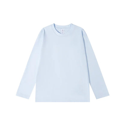 Spring Summer Tops T-shirt Women Solid Cotton Long Sleeve Bottoming Shirt Casual Korean Top Tees Harajuku Loose Basic Tshirt