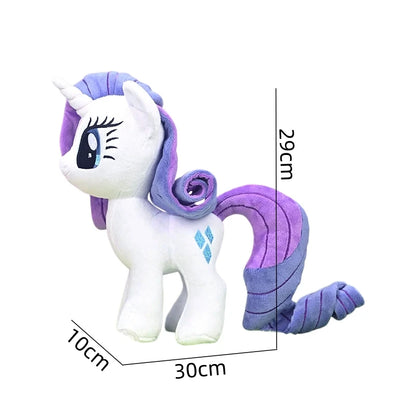 Original My Little Pony Plush Toys Applejack Rainbow Dash Twilight Sparkle Pinkie Pie Rarity Fluttershy Stuffed Doll Kid Gift