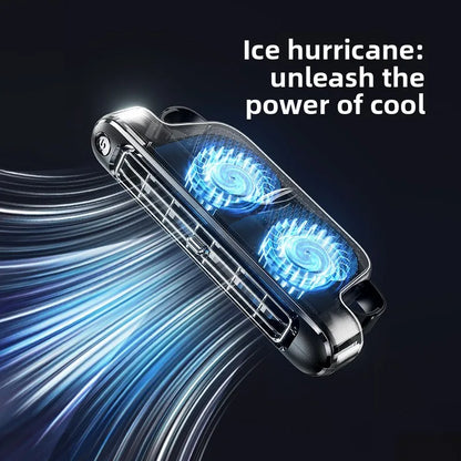 2026New Car Seat Fan 3000mAh Built-in Battery Long Lasting USB Portable No Blade Backrest Fan Car fan cooler Car Air Conditioner