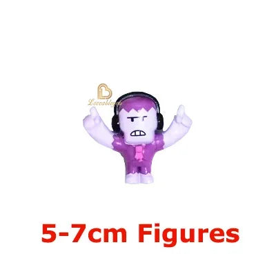 24pcs Anime Mini Figures Accessories Charms Poco Spike Nita Cute Cartoon Heroes Model Toys Game Collectibles for Children Gift