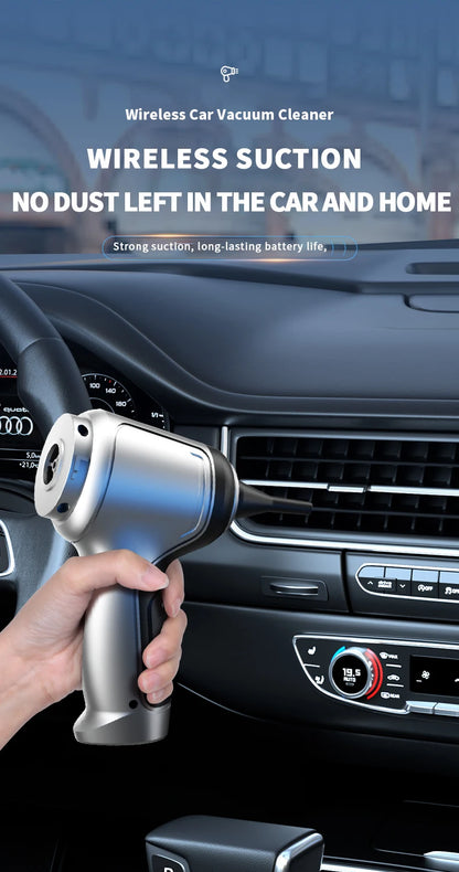 95000PA Car Vacuum Cleaner 1 Powerful Cleaning Machine Car Accessories Home Auto Robot Wireless Cleaner Appliance Strong Suction