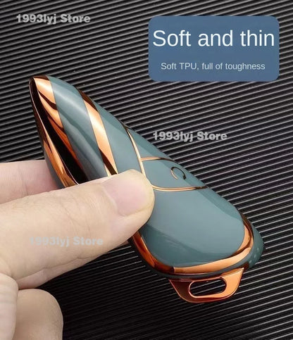 Car Key Holder Keychain For Chery Jaecoo 7 J7 Silicone TPU Case Key