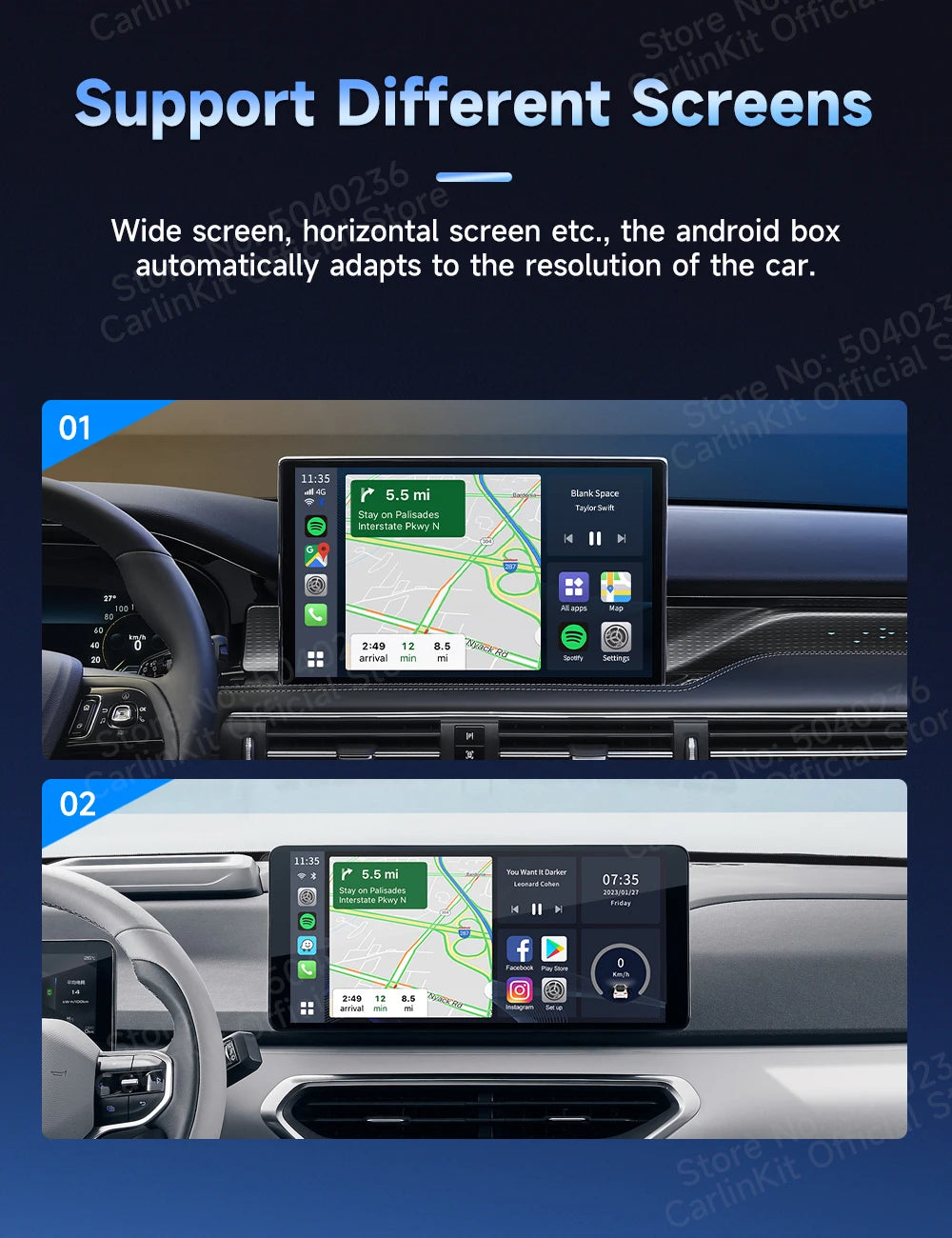 2026 New CarlinKit Android 13 CarPlay AI Box HDMI Wireless CarPlay Android Auto TV Video Box Qualcomm SDM660 8-Core Split Screen