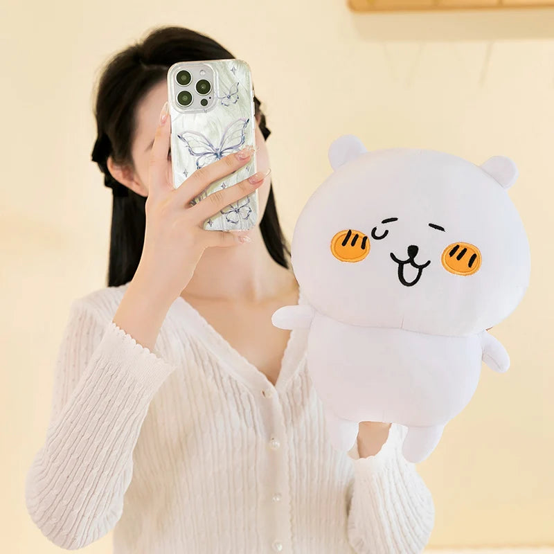 Creative Funny Expression Cute Face Bear Cartoon Soft Stuffed Animals Baby Sleeping Pillow Sofa Cushion for Girls Children Gifts