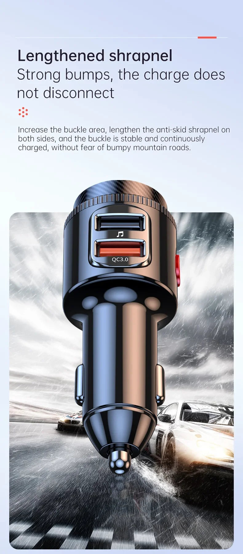2 Pcs VR Robot Bluetooth Car MP3 Player FM Transmitter Wireless Handsfree U Disk Play USB Fast Charge Adapter PD30W QC3.0