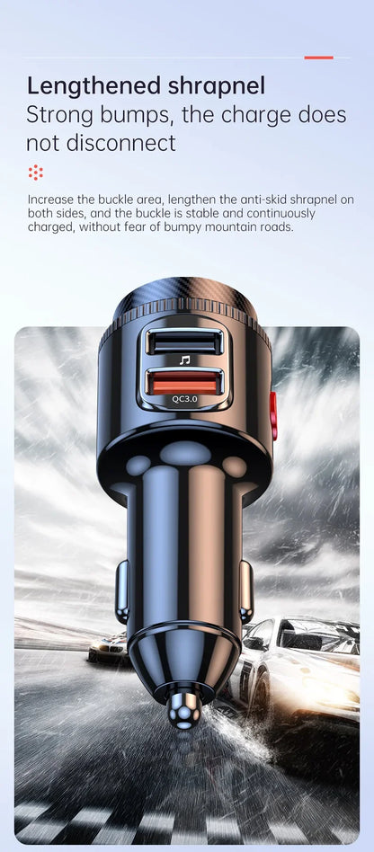 2 Pcs VR Robot Bluetooth Car MP3 Player FM Transmitter Wireless Handsfree U Disk Play USB Fast Charge Adapter PD30W QC3.0