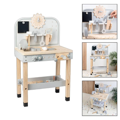 Tool Bench Toys DIY Large Play Tool Workbench Set for Ages 3+ Child Toddlers