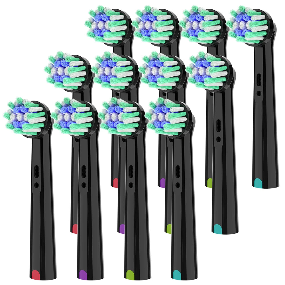 Compatible with Oral B Electric Toothbrush Replacement Brush Heads, Professional Cross Action Toothbrush Head Refills for OralB