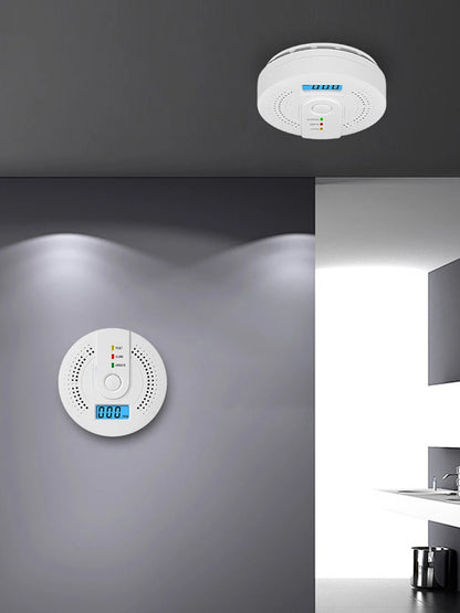 Digital Carbon Monoxide Detector Sound Warning Battery Powered CO Gas Monitor Alarm Detector Portable CO Detector Home Use
